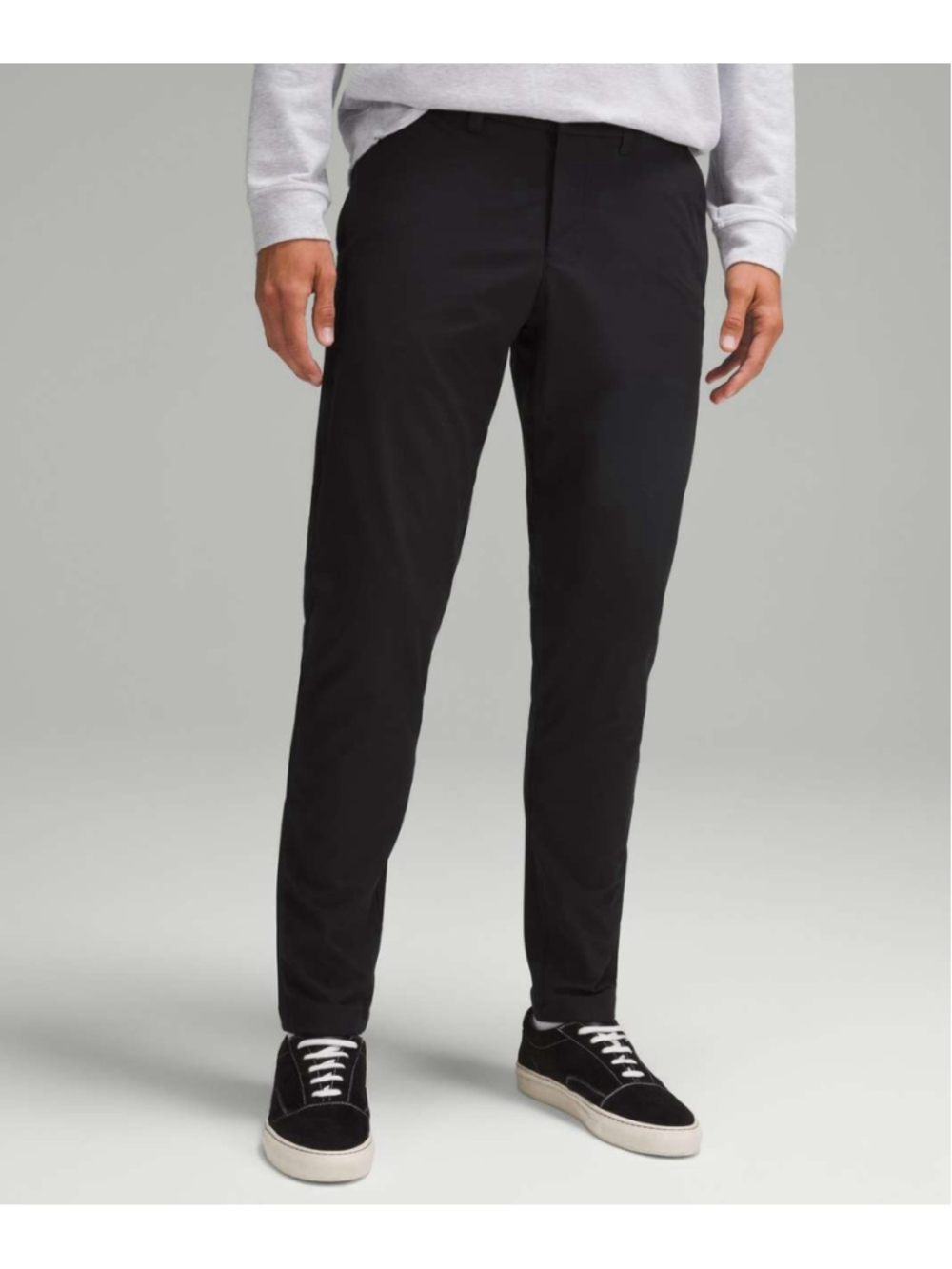 Lululemon ABC Slim Fit Trousers Pants Mens 34x29 Black Warpstreme